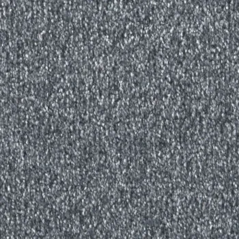 Draufsicht auf Vorwerk Celina 3S22 blau Teppichboden mit Preisschild 89,91 €/m²